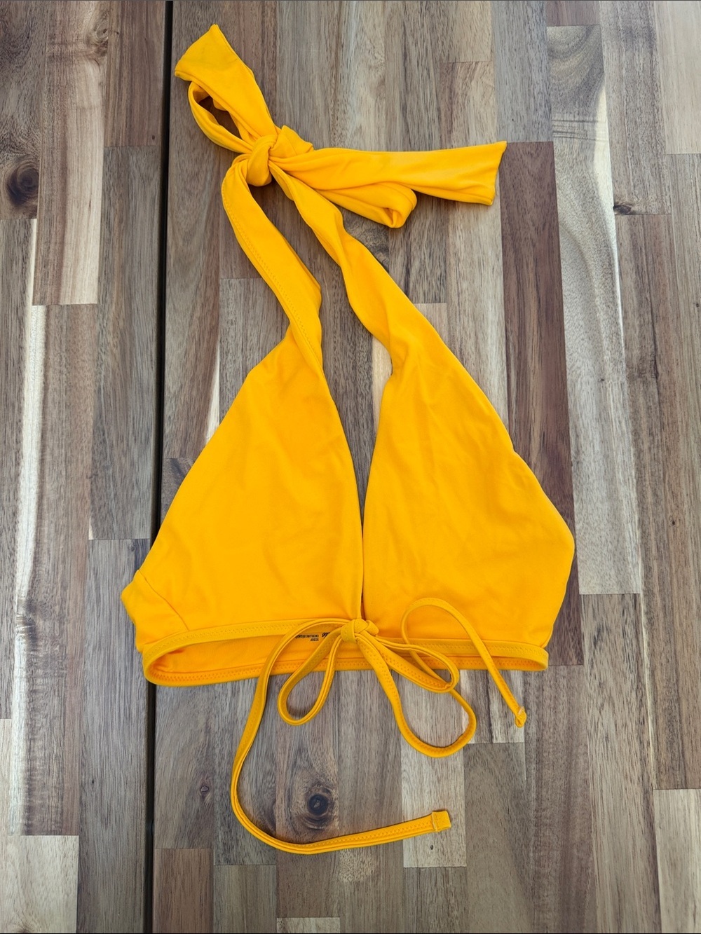 Aerie Scoop Front Tie Bikini Top